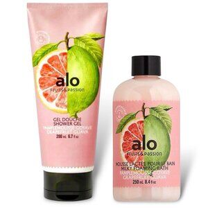 Fruits & Passion—Grapefruit Guava Shower Gel (.67oz) & Foam Bath (.8oz)